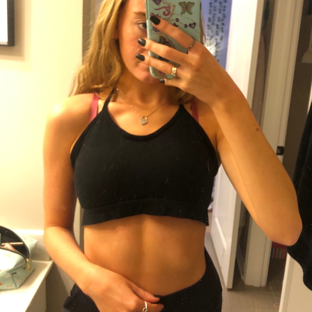Black crop top